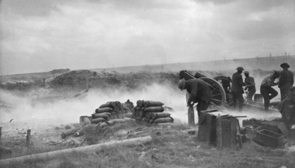 138_Canadian Corps Heavy Artillery in action. Advance East of Arras. September, 1918 2